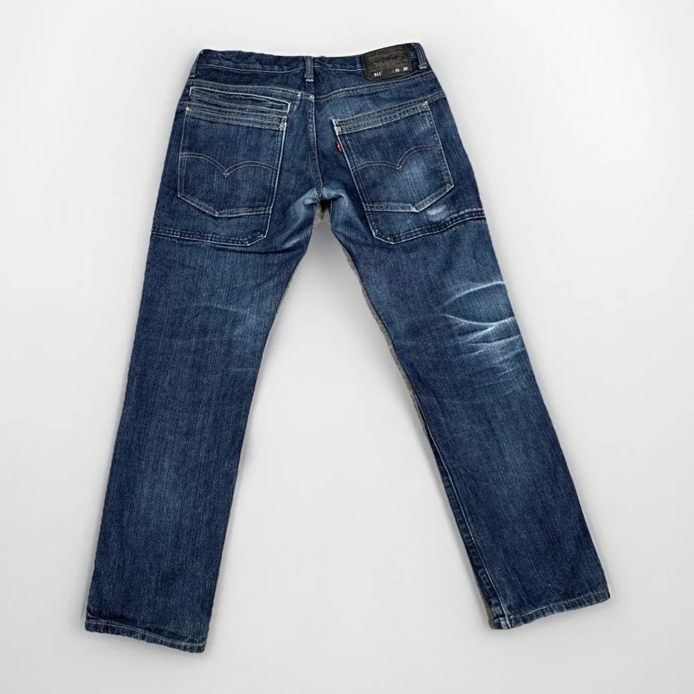 Levi's 511 Skinny Jeans Mens 33x30‎ Blue Dark Wash Denim Cotton Pants